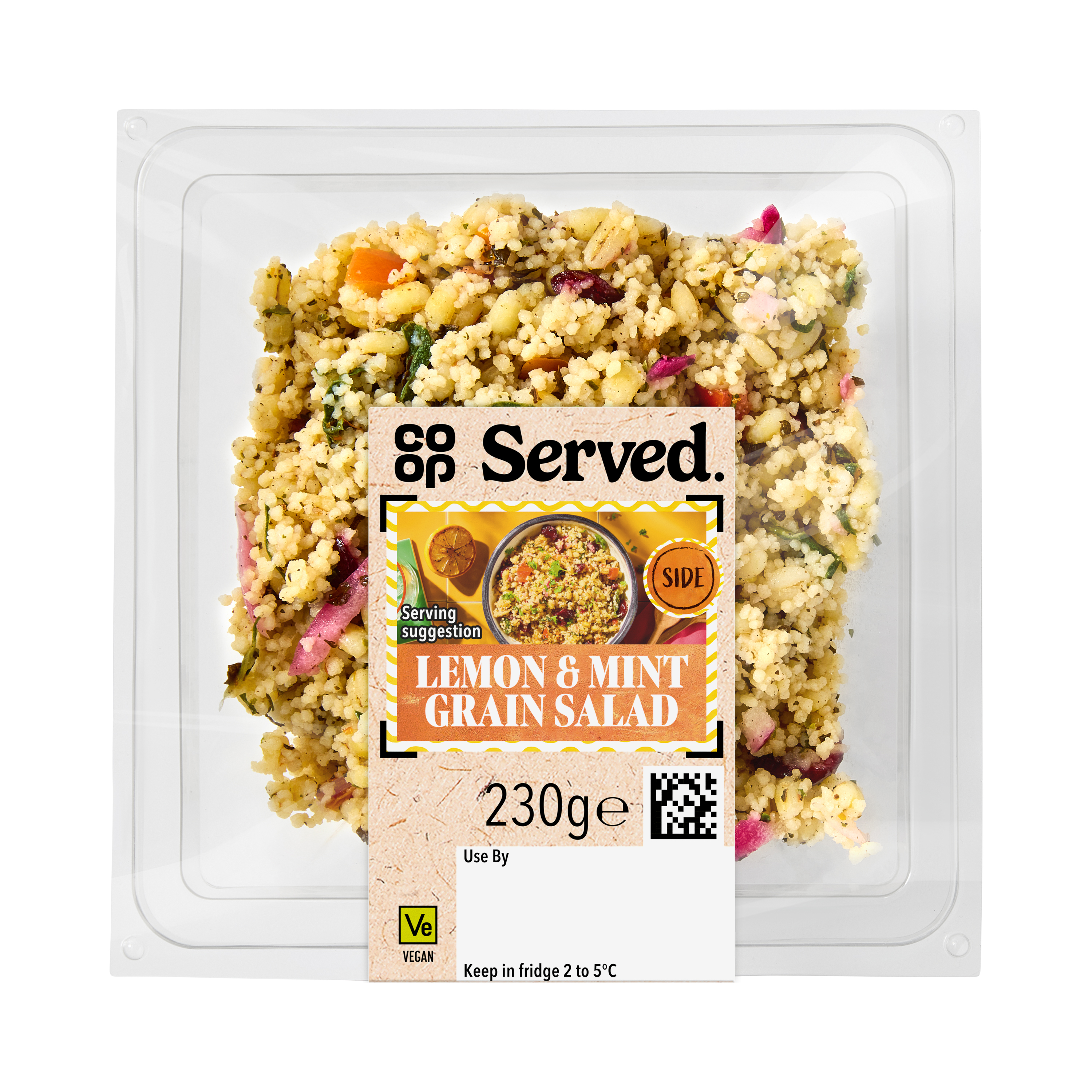 Co-op Mediterranean Lemon and Mint Grain Salad 230g