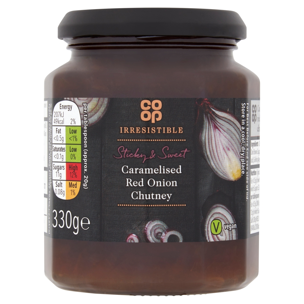 Co-op Irresistible Caramelised Onion Chutney 330g
