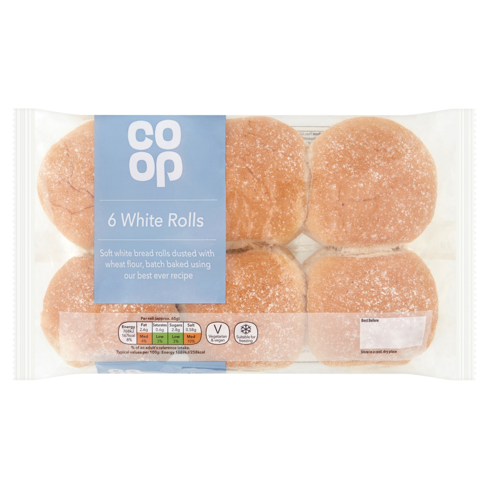 Coop White Rolls 6 pack Coop