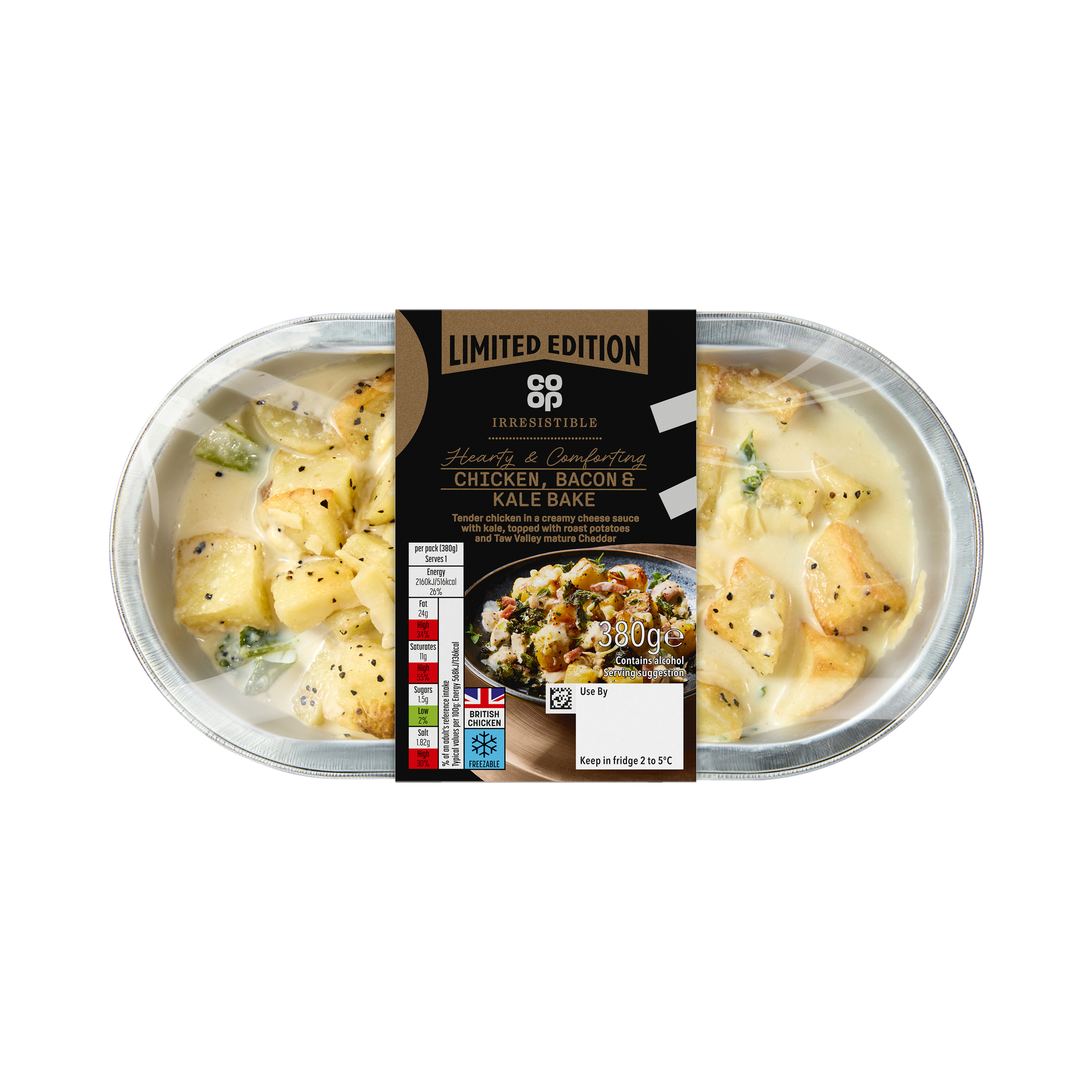 *New* Co-op Irresistible Creamy Chicken and Bacon Potato Bake 380g
