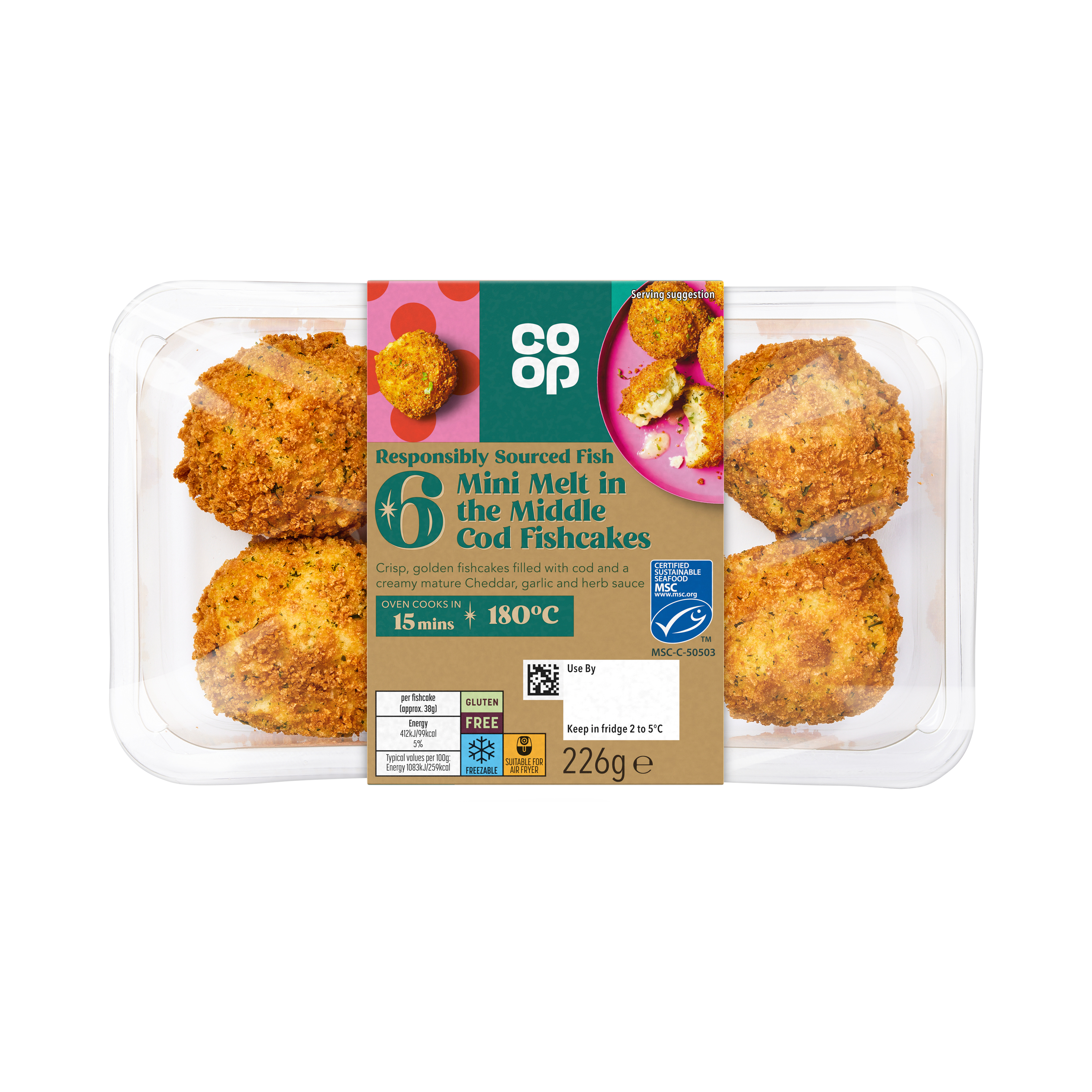 Co-op Melt in the Middle Cod Fish Cakes