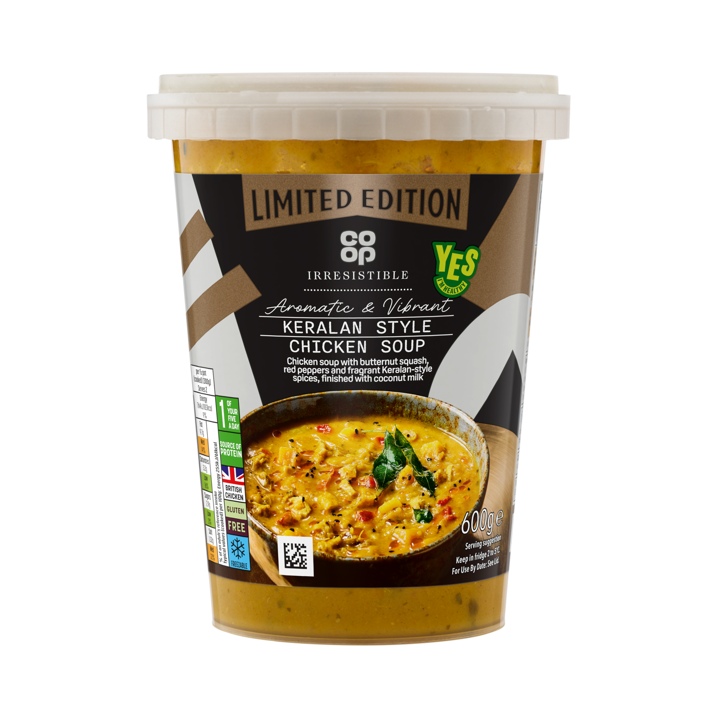*New* Co-op Irresistible Keralan Style Chicken Soup 600g