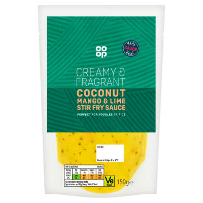 Co-op Coconut Mango & Lime Stir Fry Sauce 150g