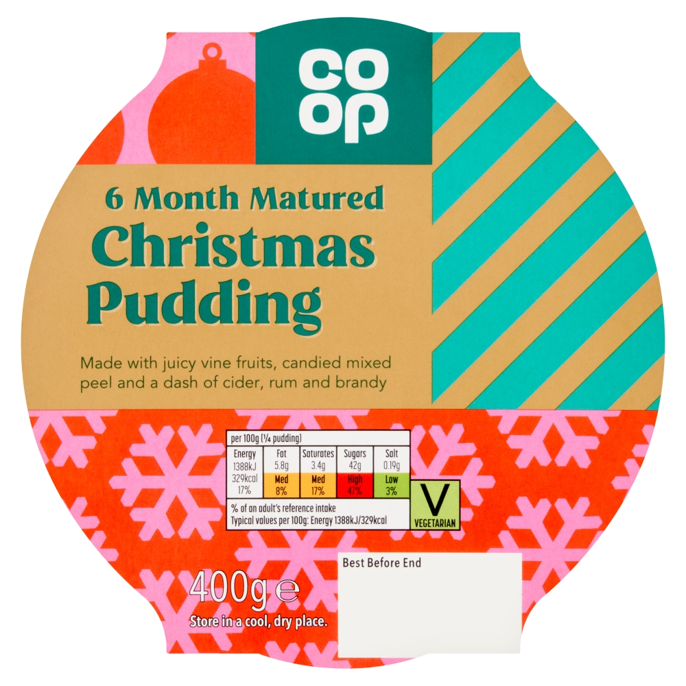 Co-op Matured Christmas Pudding 400G