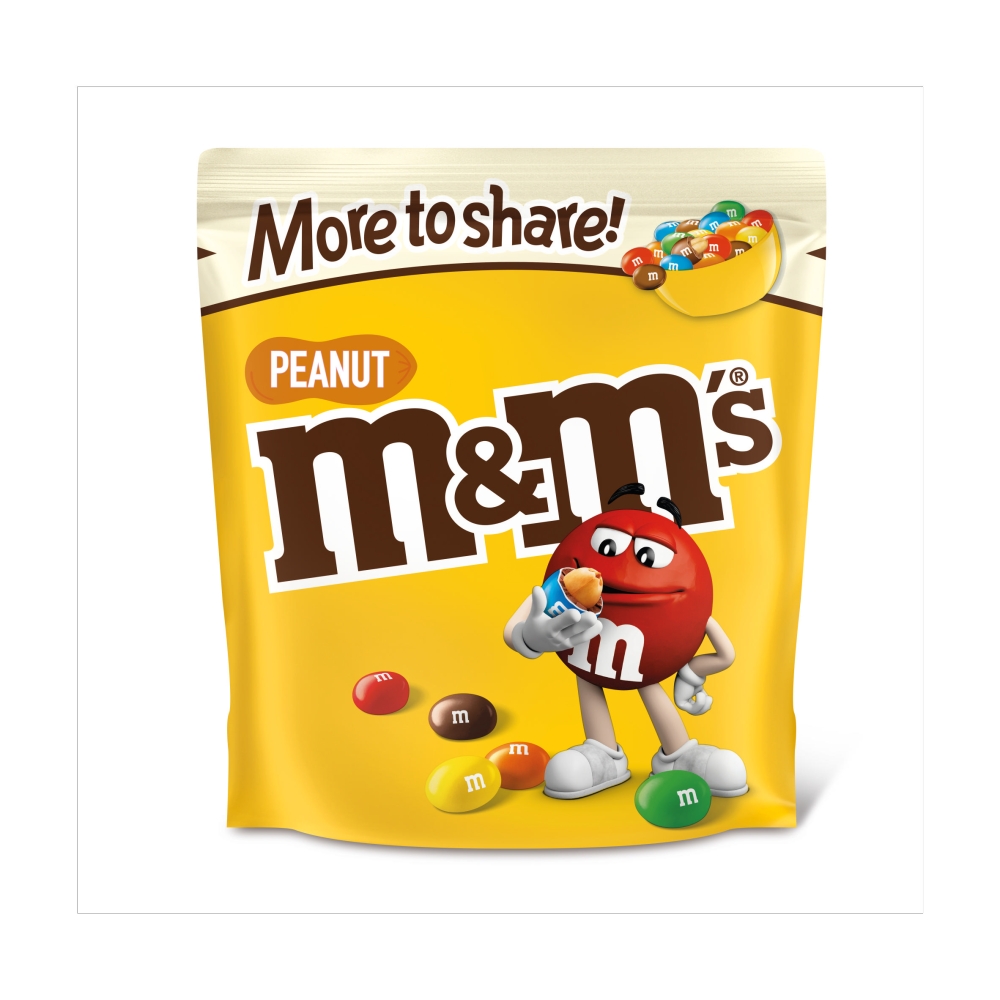 M&M's Peanut Large Pouch 200g