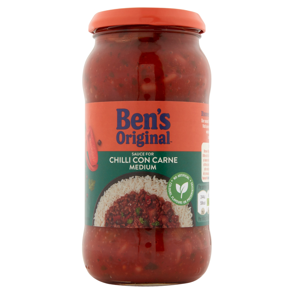 Ben's Original Chilli Con Carne Sauce Medium 450G