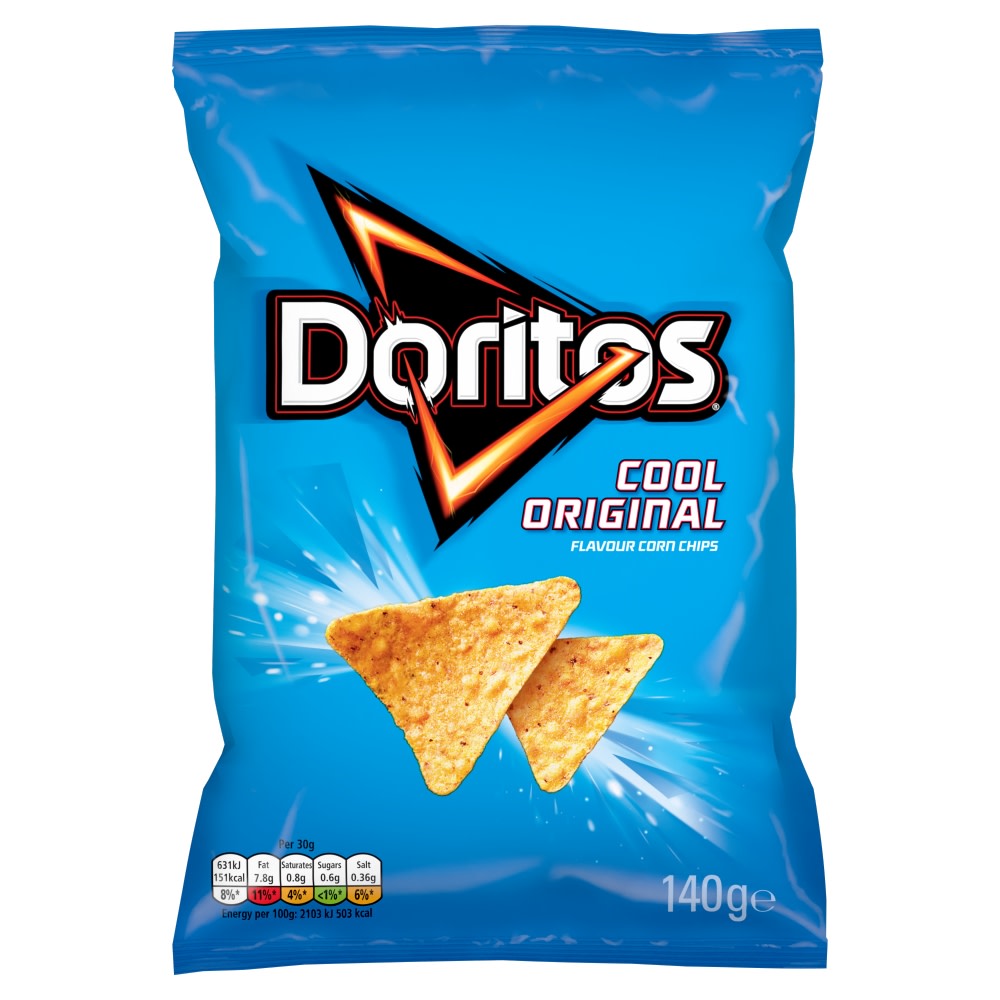Doritos Cool Original Tortilla Chips Sharing Bag Crisps 180g