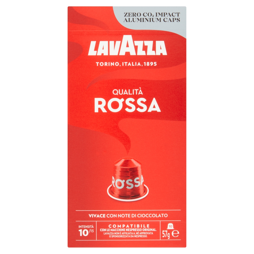 Lavazza Qualita Rossa Nespresso Compatible Capsules 10s 57g