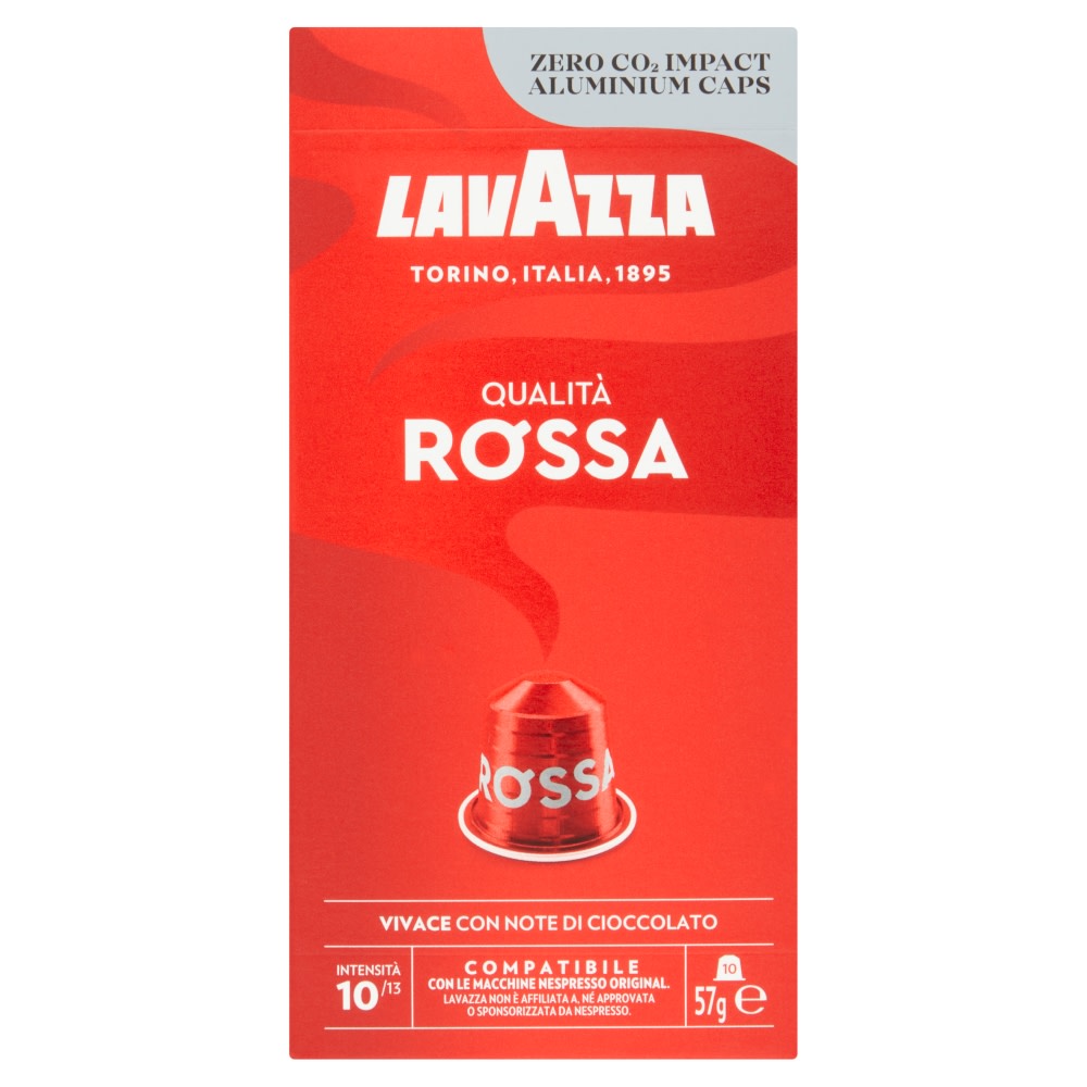 Lavazza Qualita Rossa Nespresso Compatible Capsules x10