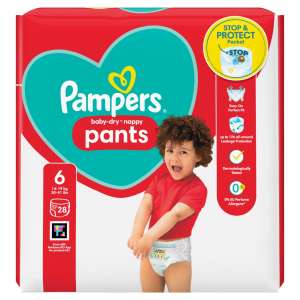 Pampers Baby Dry Pants S6 Nappies Essential Pack 28pk