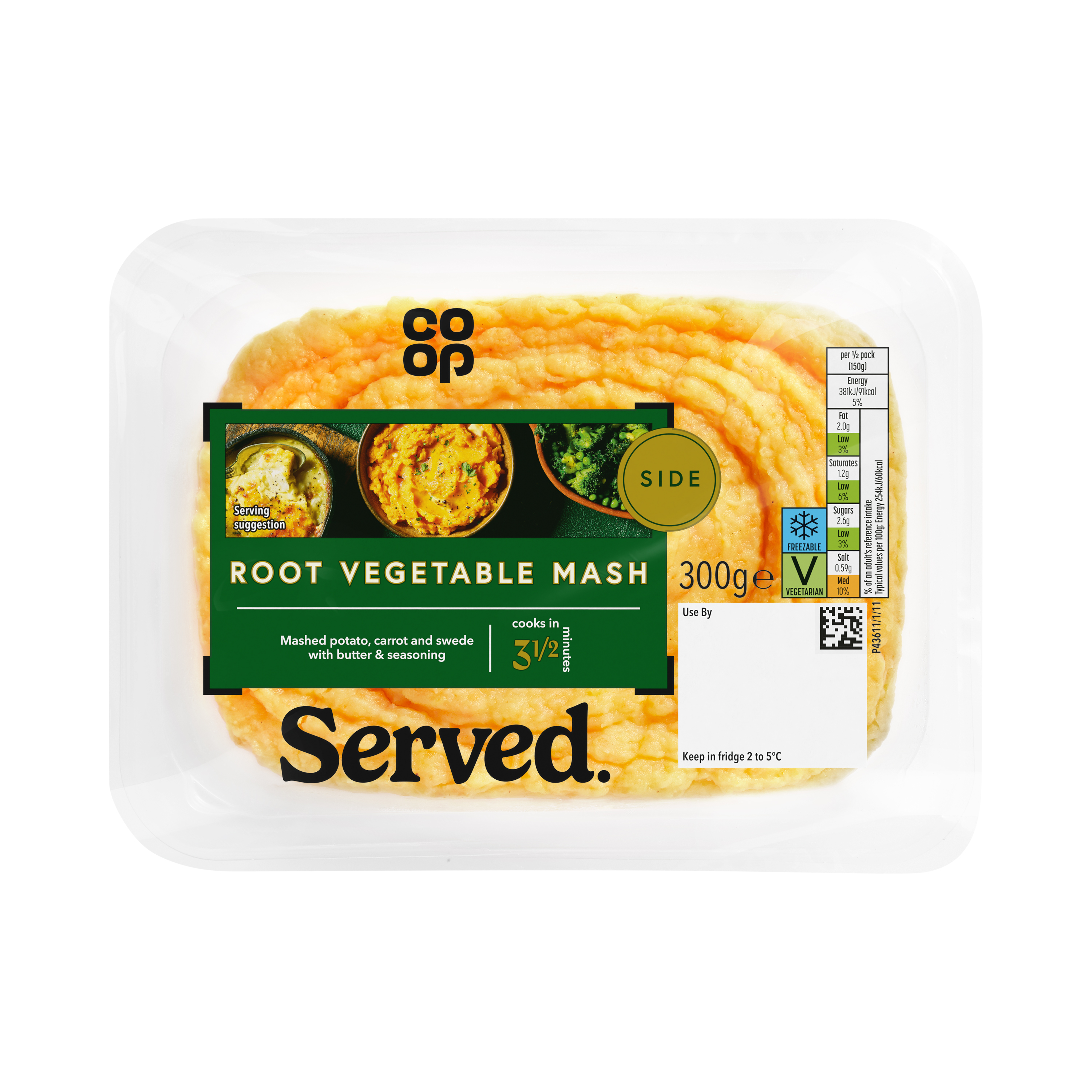 Co-op Root Vegetable Mash 300g