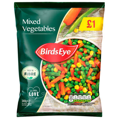 Birds Eye Mixed Vegetables 340g