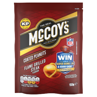 McCoy’s Coated Peanuts Flame Grilled Steak 155g
