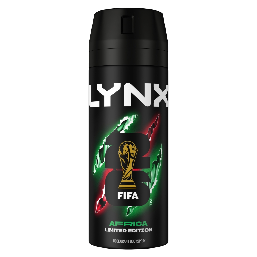 LYNX BODY SPRAY DEODORANT AFRICA 150ml    