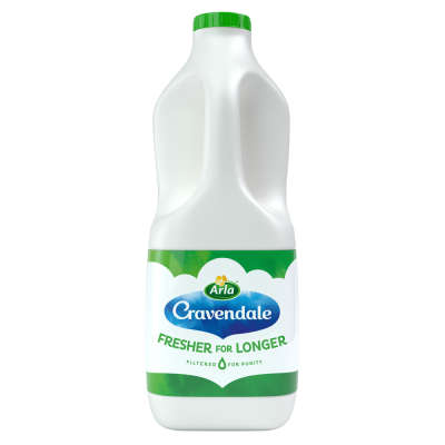 Arla Cravendale Finely Filtered Fresh Pasteurised Semi Skimmed Milk 1 Ltr