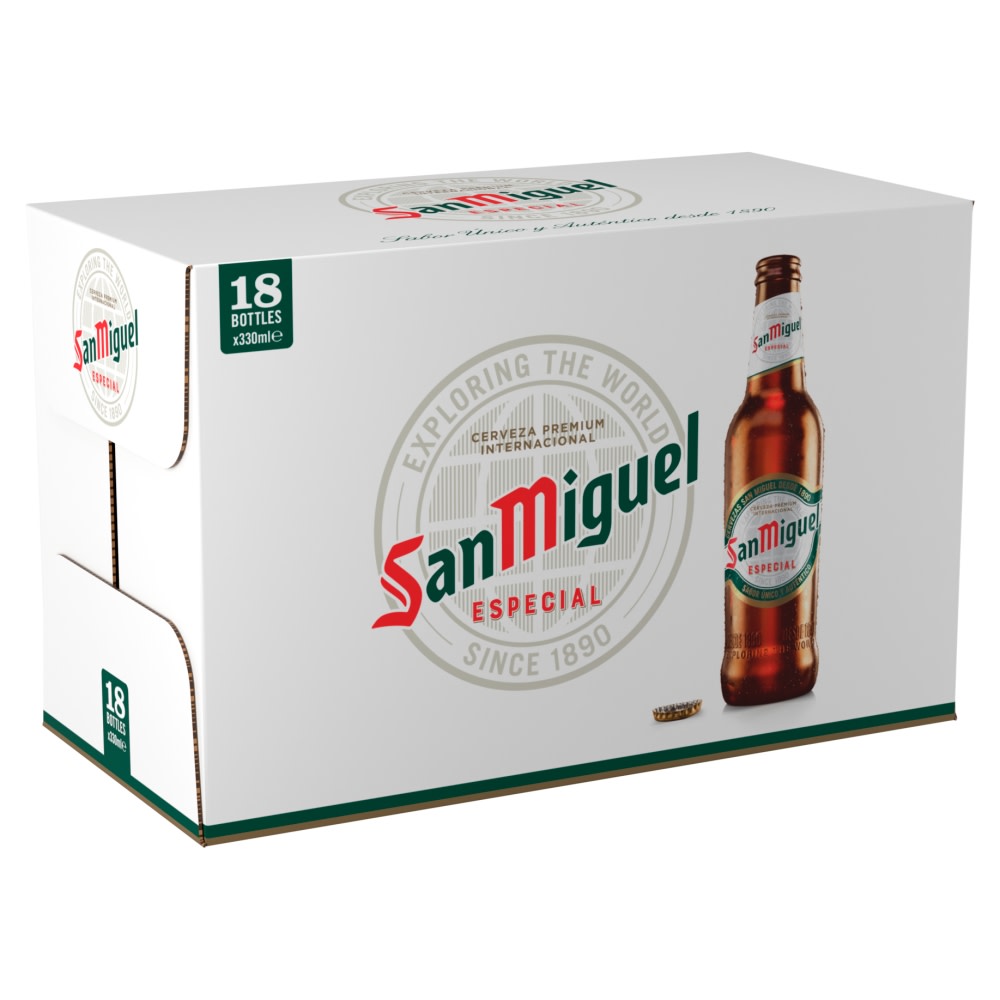 San Miguel Bottles 18x330ml