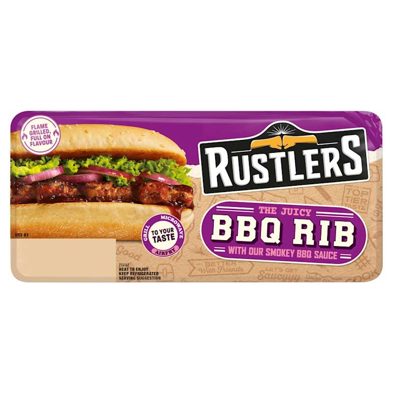 Bbq Ribs Sub Rustlers Barbecue Rib Sub 157g - Co-op
