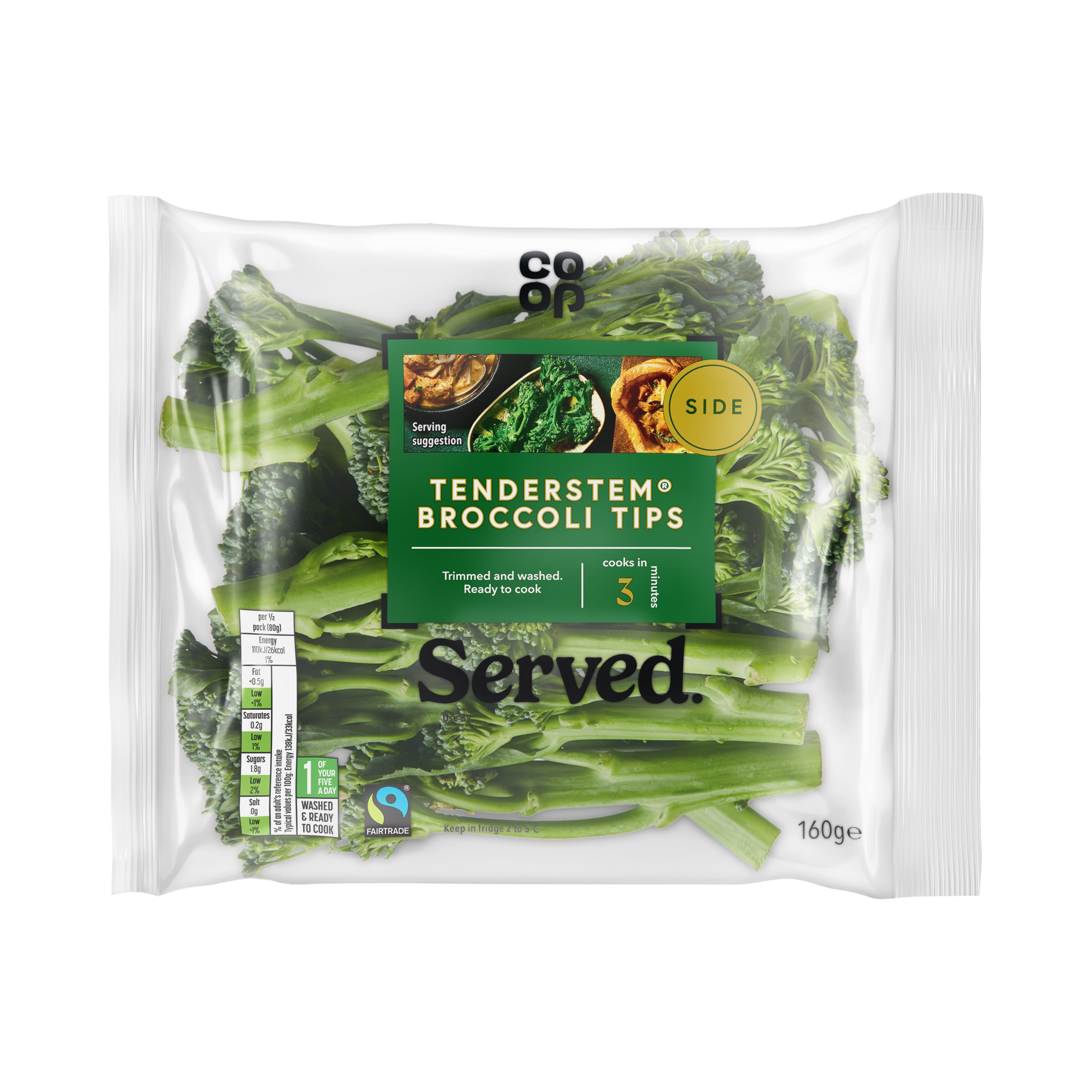 Co-op Tenderstem Broccoli Tips 160g
