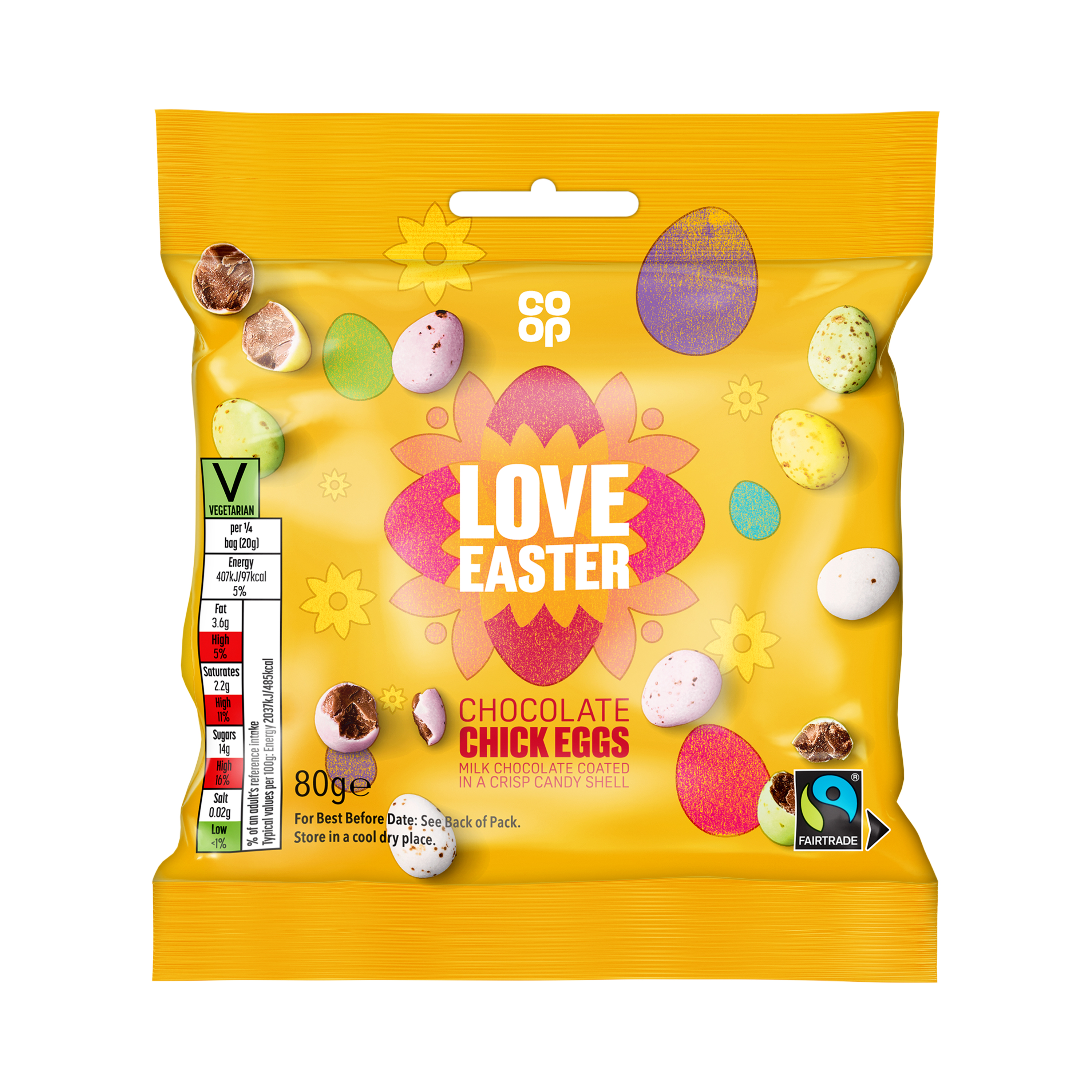 *NEW* Co-op Chocolate Chick Eggs 80g