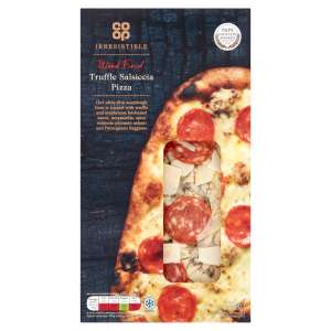 Co-op Limited Edition Irresistible Wood Fired Truffle Salsiccia Salami Pizza 215g