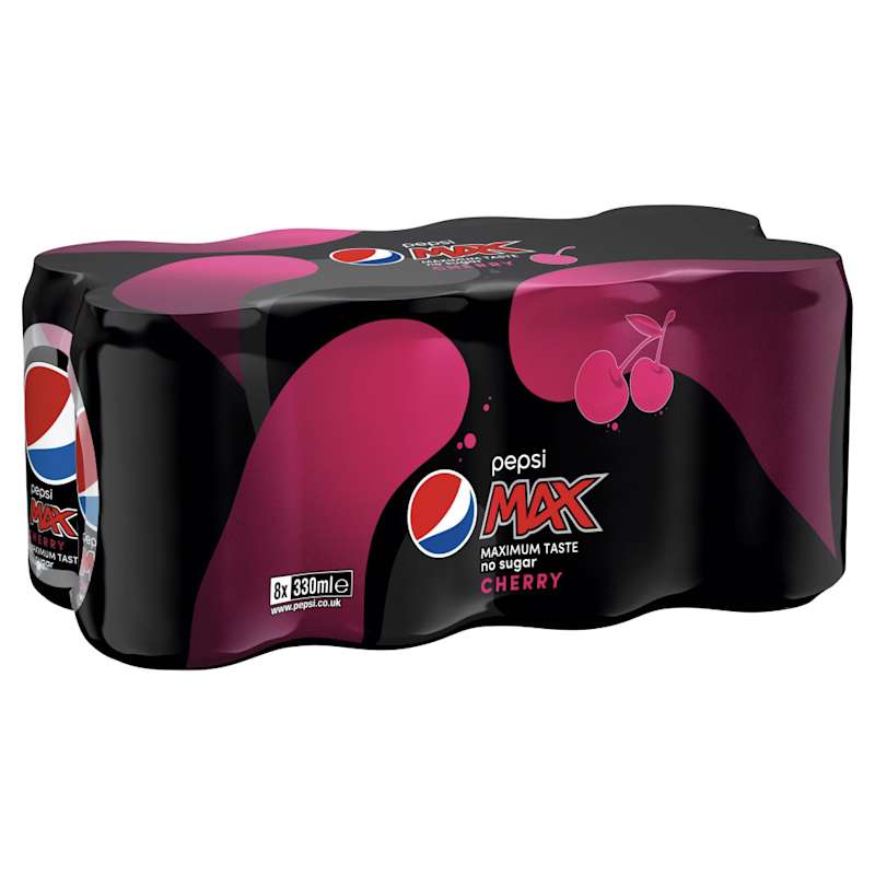 Pepsi Max Cherry 8x330ml Co op pepsi-max-cherry-8x330ml-co-op