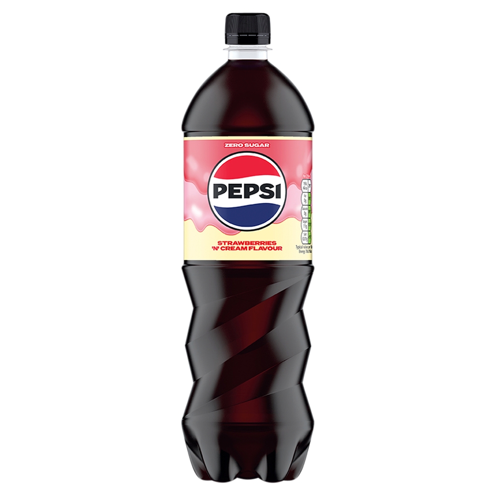 Pepsi Treats Strawberries and Cream 1.25 Ltr  
