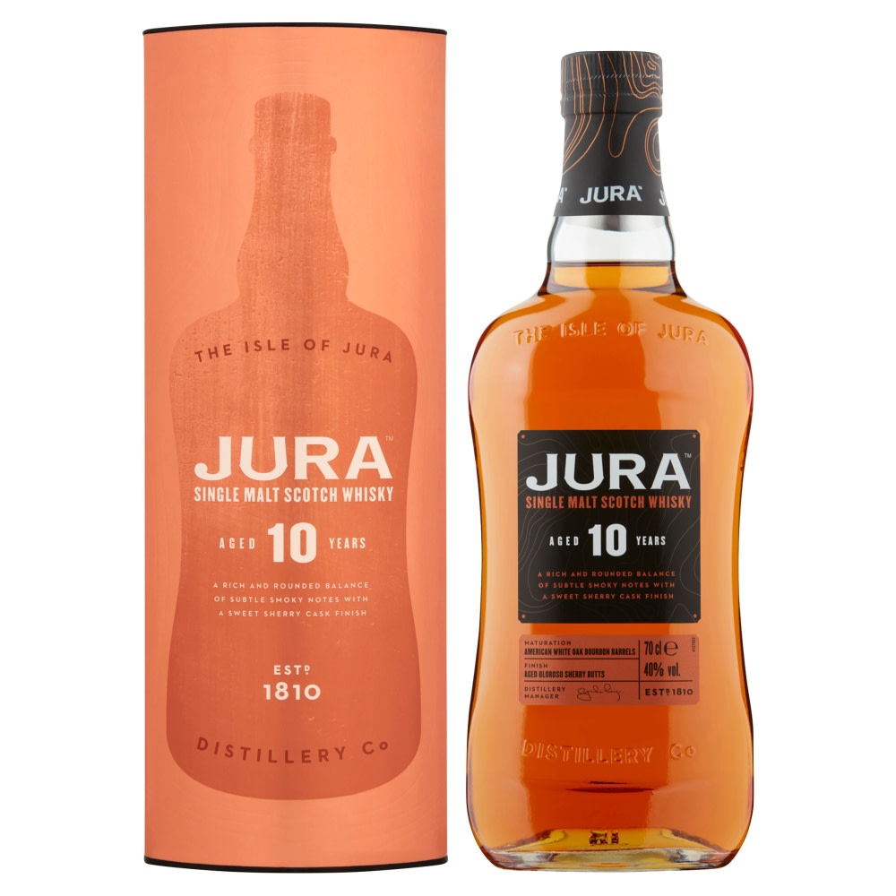 Jura 12 Year Old Single Malt Scotch Whisky 70cl