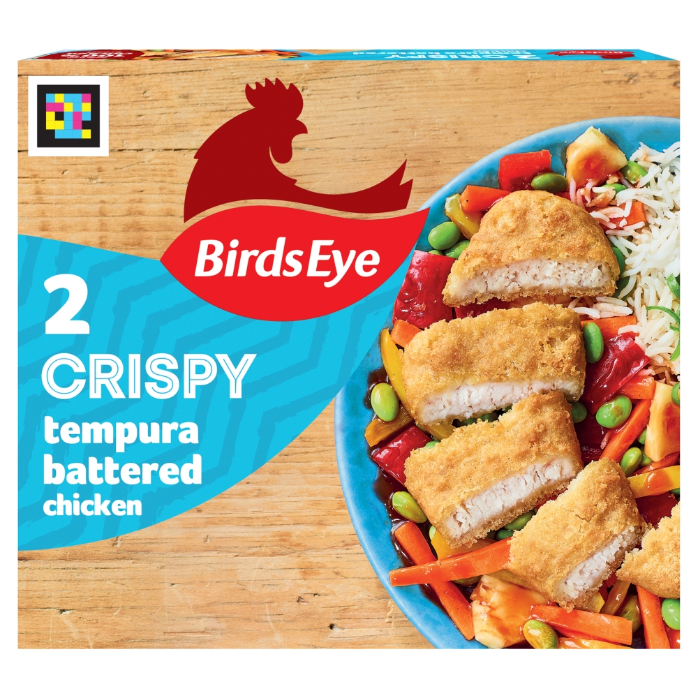 Birds Eye 2 Crispy Chicken in Tempura Batter 170g