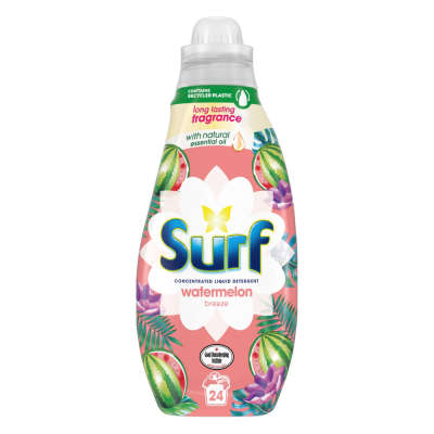 Surf Concentrated Liquid Detergent Watermelon Breeze 24 Washes 648ml