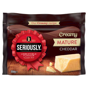 Seriously Strong Mature White Cheddar 350g
