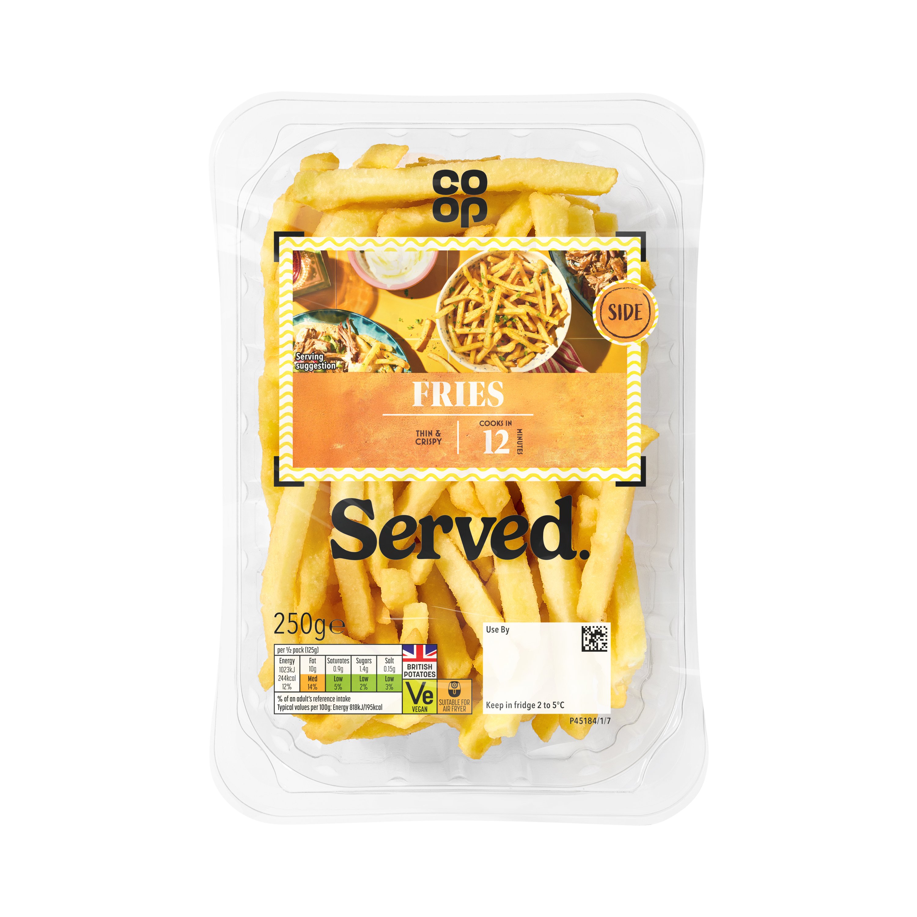 Co-op Mediterranean Fries 250g