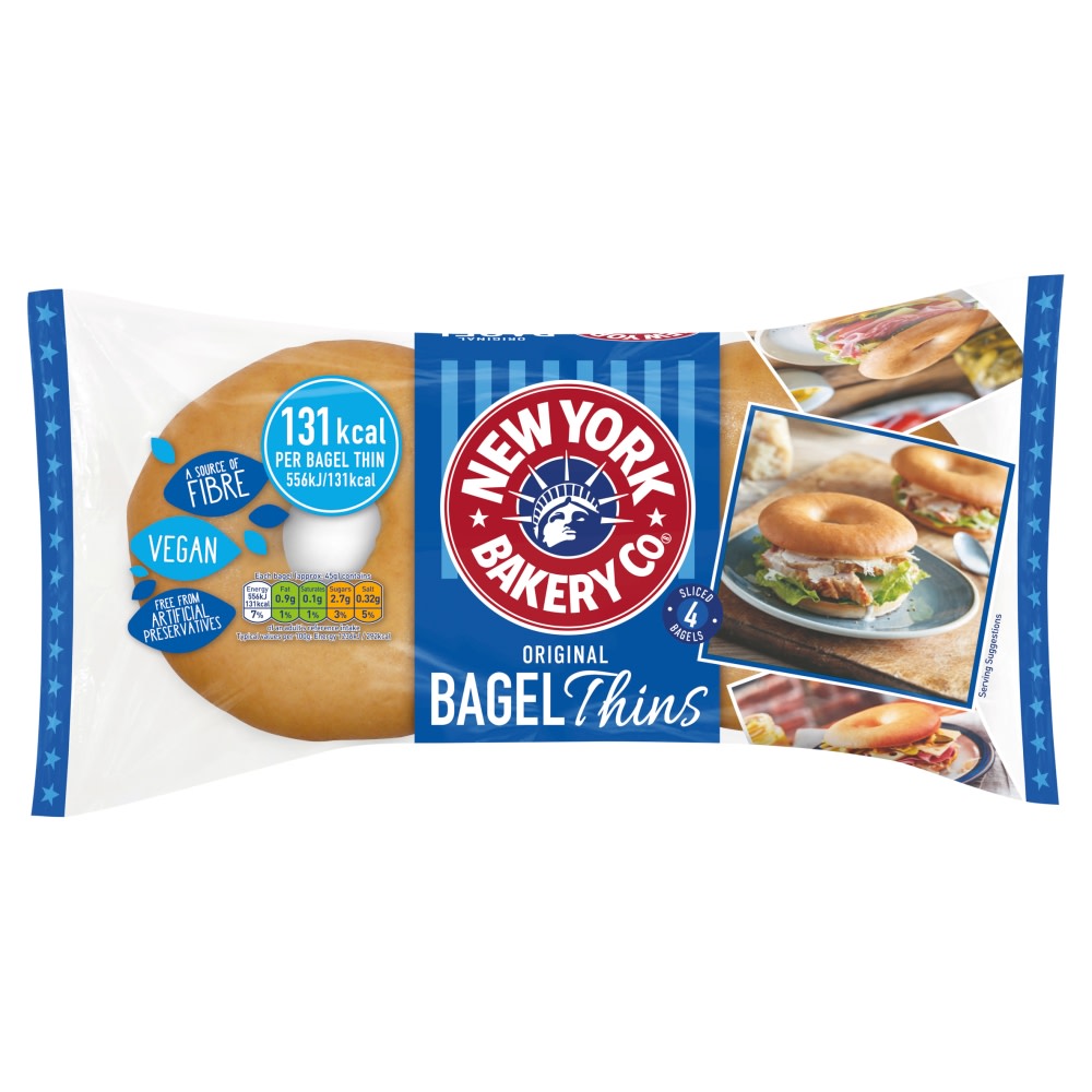 New York Original Bagel Thins 4pk