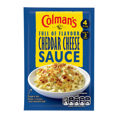 Colmans Pour-over Cheddar Cheese Sauce Mix 40g