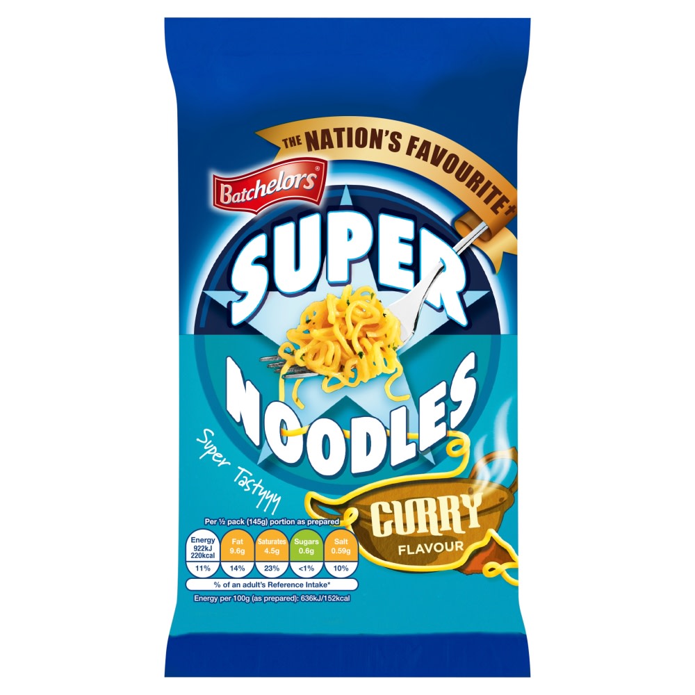Batchelors Super Noodles Mild Curry Flavour