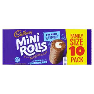 Cadbury Mini Rolls 10 Pack
