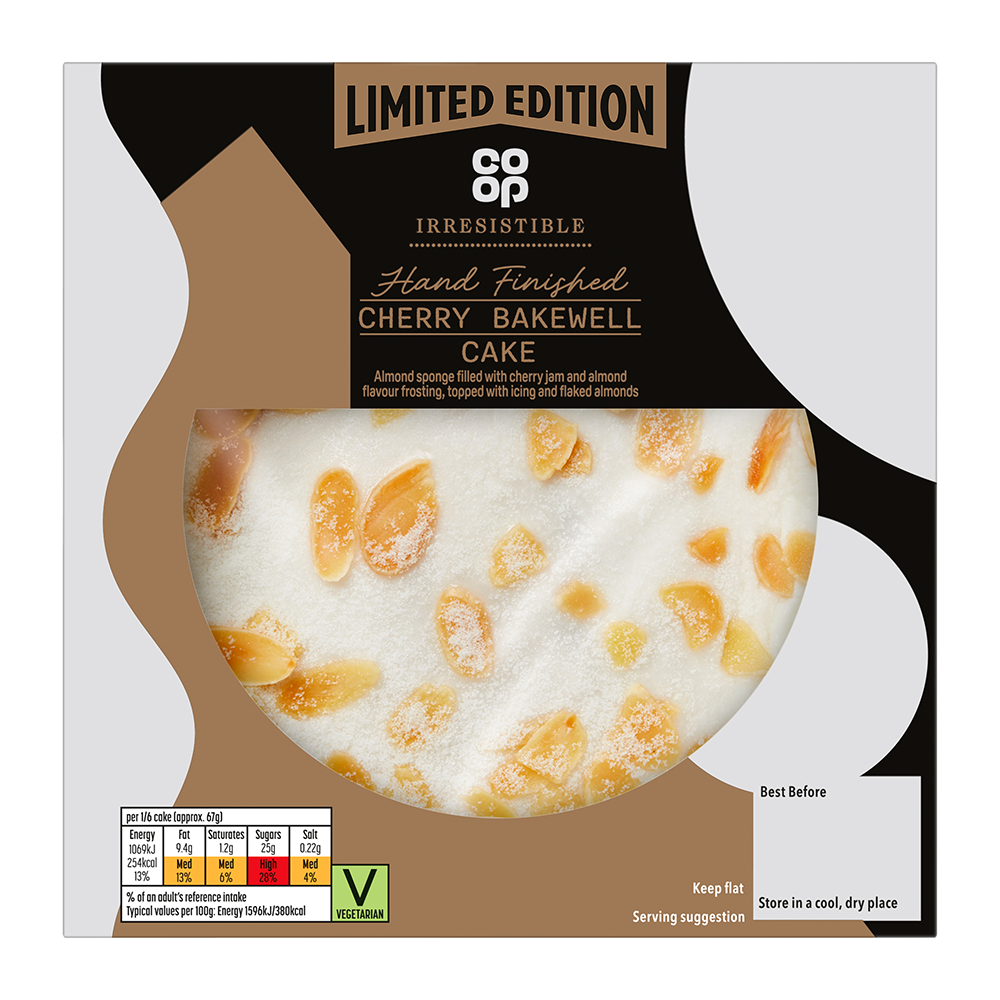 Co-op Irresistible Cherry Bakewell Cake