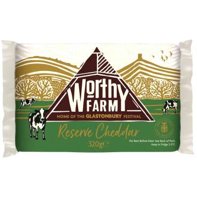 Worthy Farm Reserve Cheddar Cheese 320g