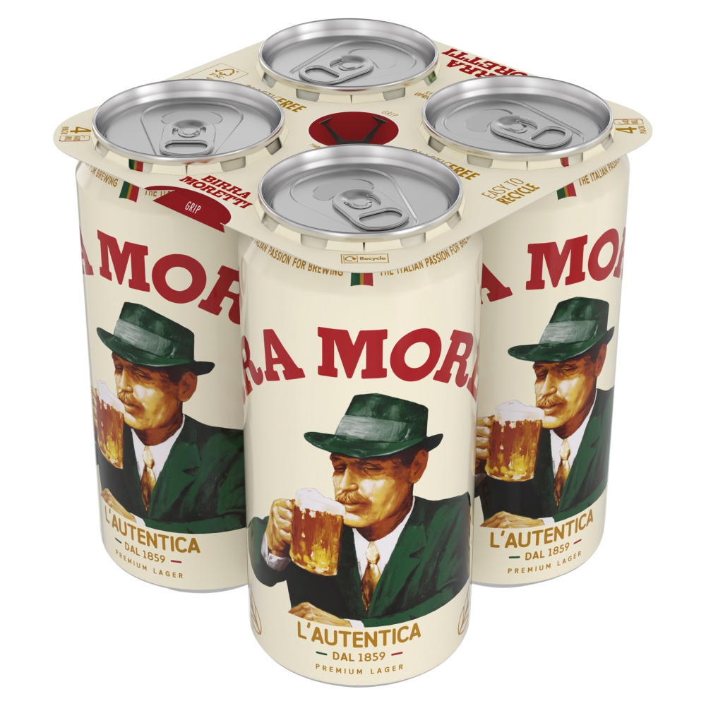 Birra Moretti Cans 4x440ml