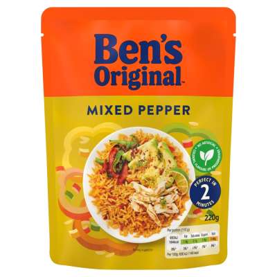 Ben's Original Mixed Pepper Microwave Rice 220g