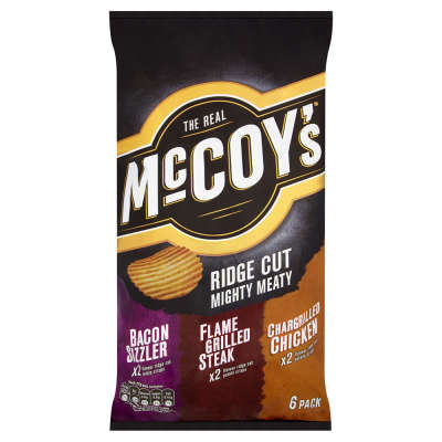 KP Real McCoy's Meaty Variety Potato Chips 6 Pack 