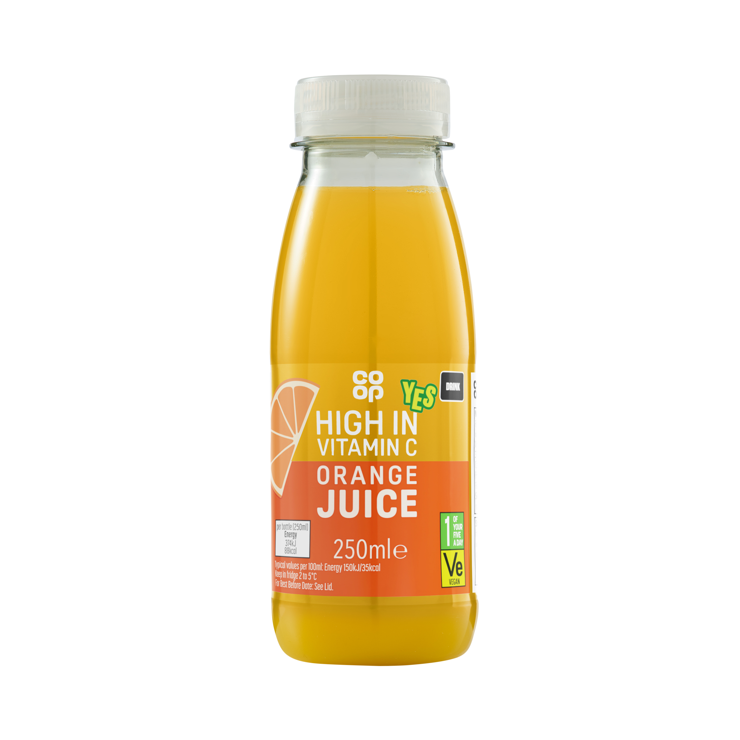 Co-op Orange Juice 250ml