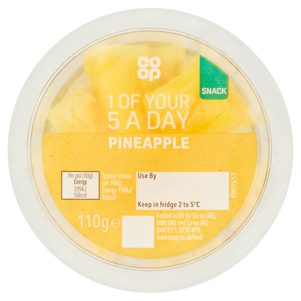 Co-op Pineapple 110g
