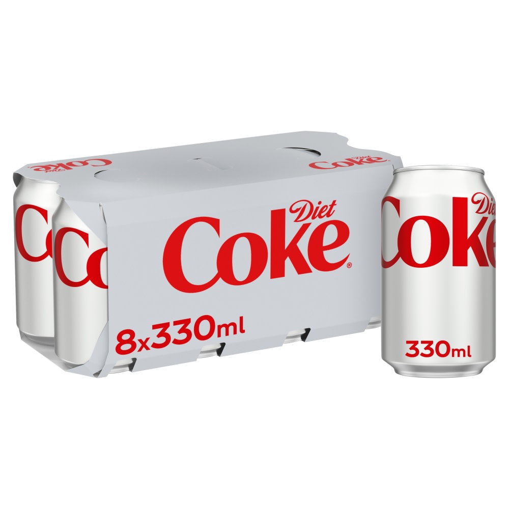 Coca Cola Diet Coke 8x330ml