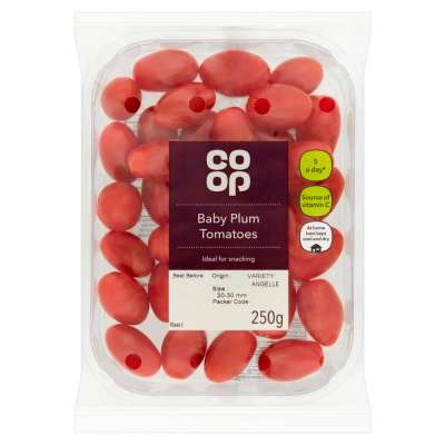 Co-op Baby Plum Tomatoes 250g