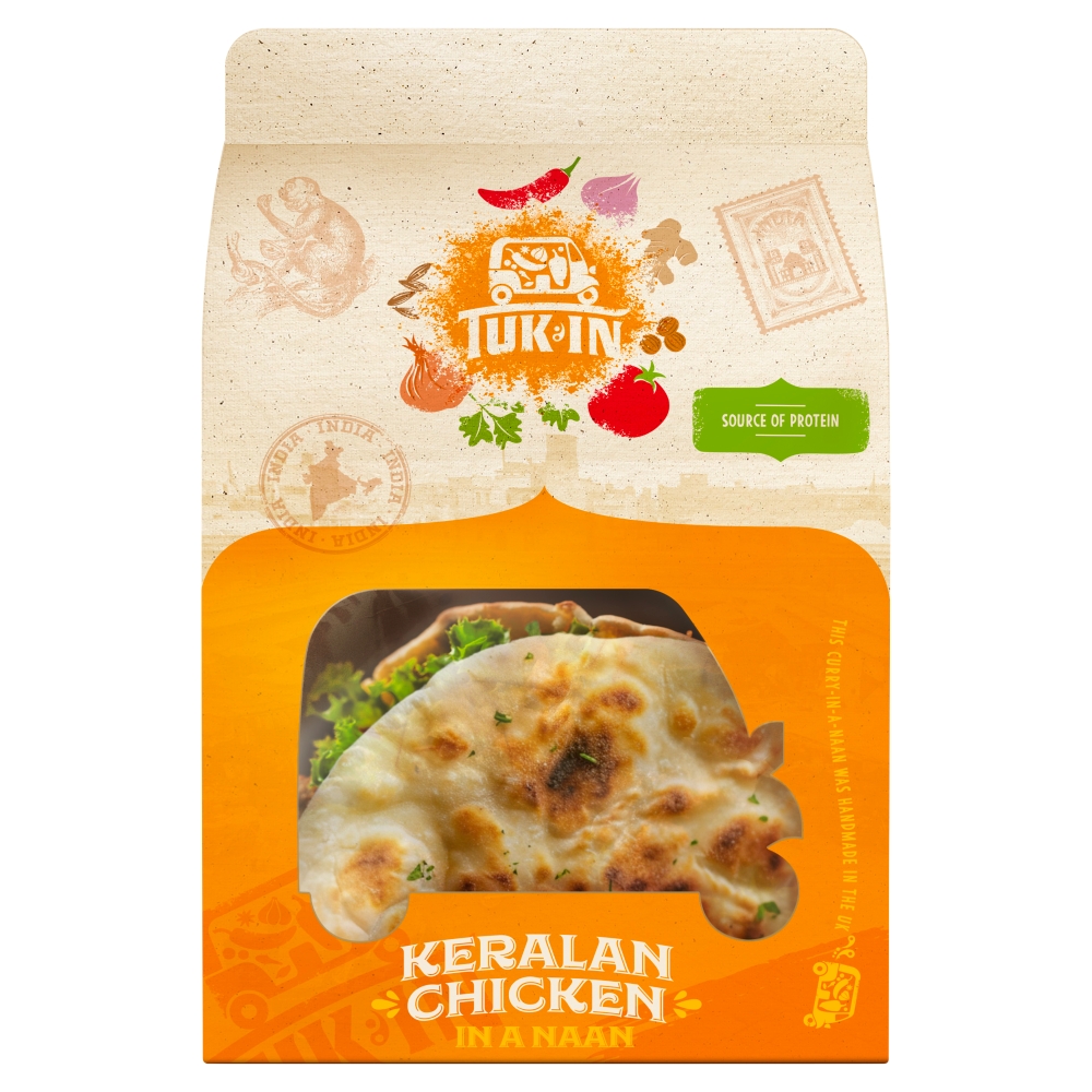Tuk In Foods Keralan Chicken in a Naan 250g
