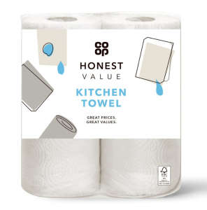 Co-op Honest Value Kitchen Towel 2 Pack