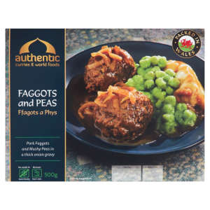 Authentic Curry Company Faggots and Peas 500g