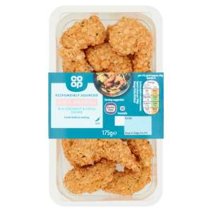 Co-op Gluten Free Coconut & Chilli Breaded Prawns 175g