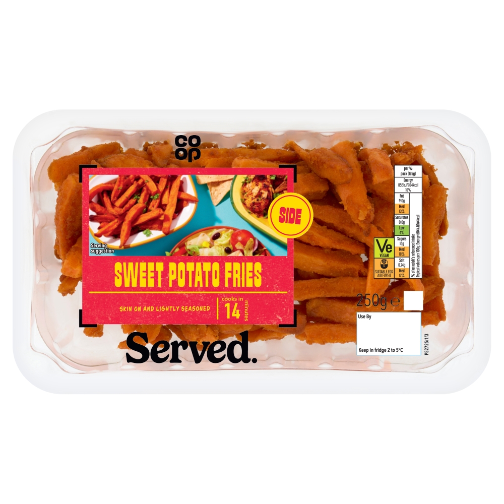 Co-op Sweet Potato Fries 250g
