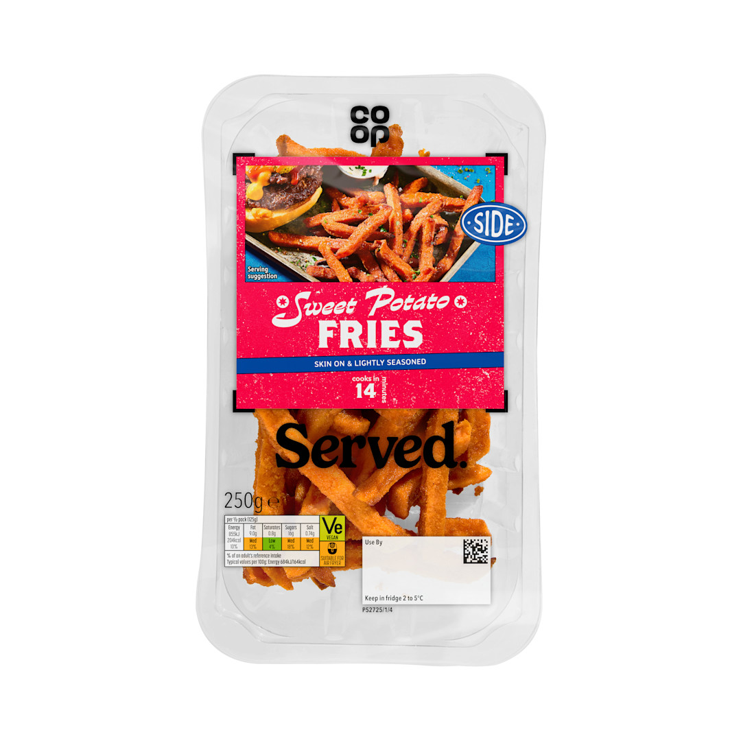 Co-op Sweet Potato Fries 250g
